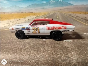 Custom Dash T-jet #21 Wood Brothers  Teleprompter Cale Yarborbough Ultra Chassis - Picture 1 of 8