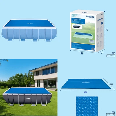 Intex Solarabdeckplane 549 x 274 cm Rechteck Solar Pool Abdeckung Wärmeplane - Bild 1 von 4