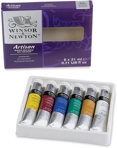 Artisan Water Mixable Oil Paint Set, Starter Colors - Set of X Tubes - Picture 1 of 1