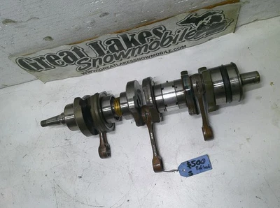 1998-2006 Yamaha SXR Vmax XTC 600 Venom 700 Venture Snowmobile Engine Crankshaft - Image 1 of 4