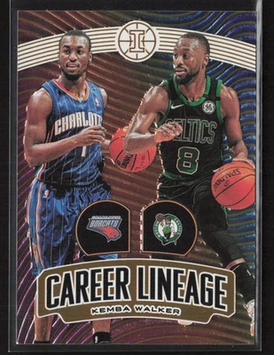 Kemba Walker 2019-20 Panini Illusions #7 Career Lineage - Image 1 of 2