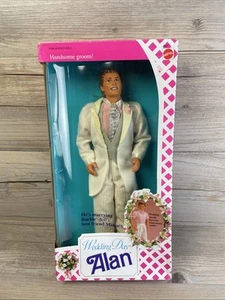 1990 Wedding Day Alan Groom to Midge Barbie’s Best Friend New Sealed LESEN - Bild 1 von 8