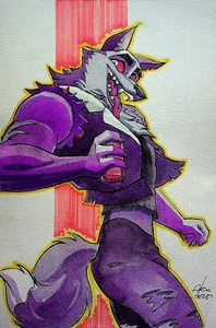 Hellava Boss 2019 Alex Hipolito SIGNED Hand Painted Convention Pinup Hellaverse - Picture 1 of 2