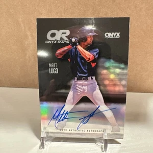 2025 Onyx Rips Black Matt Lugo On-Card Auto 1/5 SSP - Picture 1 of 3