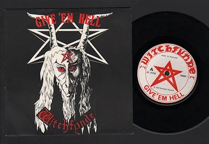 7" WITCHFYNDE GIVE 'EM HELL / GETTIN' HEAVY MADE IN UK 1979 RONDELET RECORDS - Imagen 1 de 1