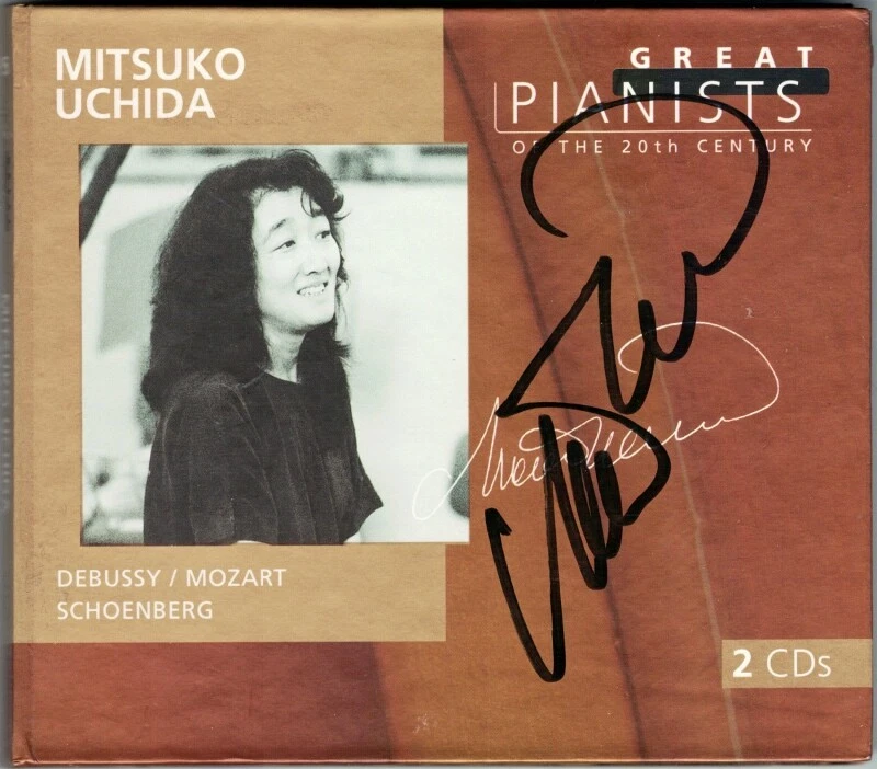 Mitsuko UCHIDA Signiert GREAT PIANISTS OF THE 20TH CENTURY 2CD Mozart Debussy - Bild 1 von 1
