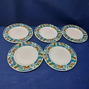 Vintage 1995 Sakura Majesticware China "Caroline"Sue Zipkin Set/5 Bread Plates - Picture 1 of 5