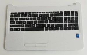 Genuine HP 15-ac110na Shell Palmrest Keyboard &Trackpad White - Picture 1 of 17