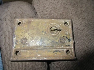 JAIL LOCK 3.5" X 4.75" NO KEYS - Picture 1 of 3