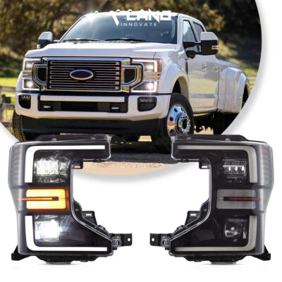 VLAND FULL LED Headlights For 2020-2022 Ford F250 350 450 F550 Super Duty Front - Image 1 of 4