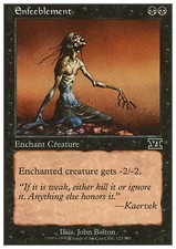 Magic the Gathering MTG Enfeeblement (125) Sixth Edition   NM