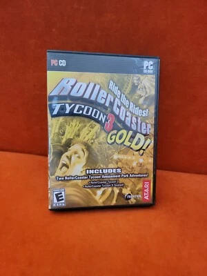 RollerCoaster Tycoon 3: Gold (PC, 2005) Complete - Image 1 of 3