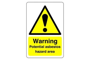 Warning potential asbestos sign - PVC, Sticker or Diabond - Picture 1 of 6