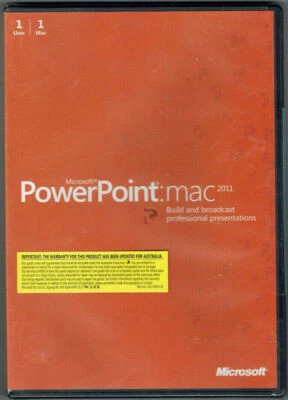Microsoft Power Point MAC 2011 (DVD) - Image 1 of 2