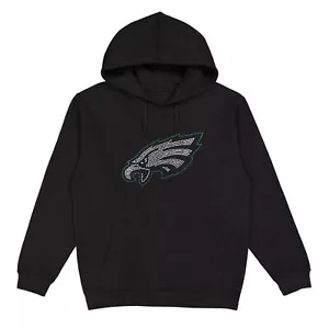 Philadelphia Eagles Rhinestone Hoodie Pullover Sweatshirt - Picture 1 of 7