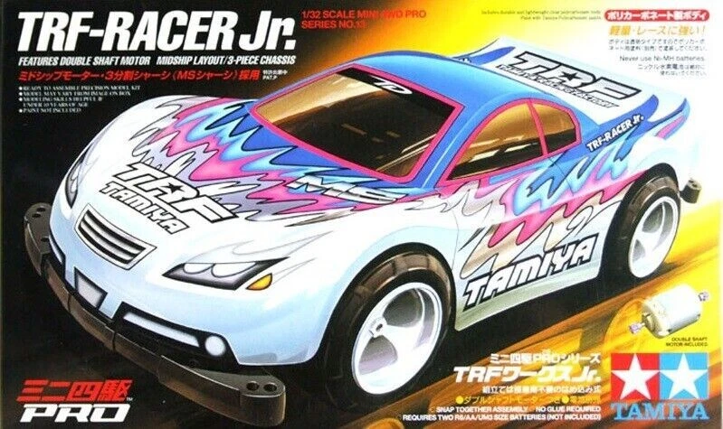 Tamiya 18613 1/32 Scale Mini 4WD Pro Car Kit MS Chassis TRF Racer Jr Junior - Image 1 of 1