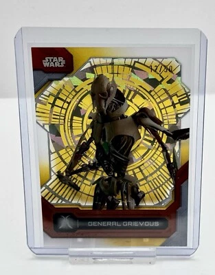 2024 Topps Star Wars High Tek GENERAL GRIEVOUS Gold /50 🔥🔥 - Image 1 of 2