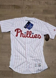 Philadelphia Phillies Authentic Home White Jersey Majestic Size 40 - Picture 1 of 4