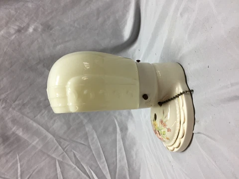 Vintage Bathroom Porcelain Sconce Roses Shabby Old Chic 440-18C Cover