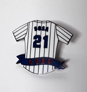MLB Chicago Cubs Sammy Sosa #21  Jersey Collectible Pin - Picture 1 of 1