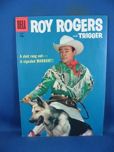 ROY ROGERS AND TRIGGER 114 VF+ DELL PHOTO CVR 1957 - Picture 1 of 2
