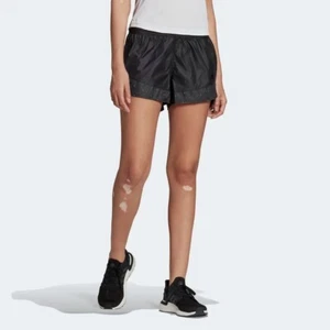 adidas Womens Running Shorts Run Fast Radically Reflective Black - Picture 1 of 4
