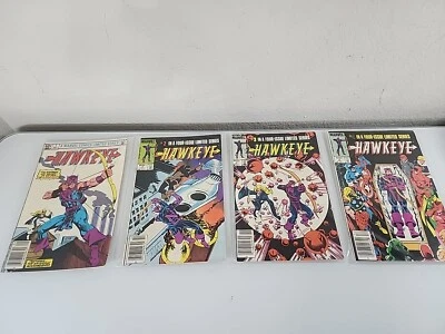 HAWKEYE (1983) SET COMPLETO DE 4 NÚMEROS #1-4 MARVEL COMICS Foto 1 de 4