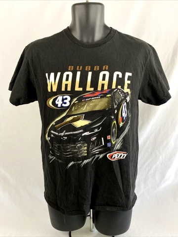 Richard Petty Racing Bubba Wallace Black Lives Matter Double Sided T-Shirt Sz M Cover
