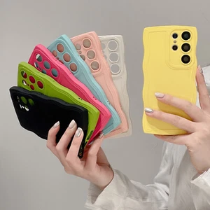 Linda funda ondulada para teléfono Samsung A15/A25/A35/A55/A16/A36/A56 mujeres niñas - Imagen 1 de 17