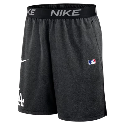 Pantalones Cortos Tejidos Rendimiento Colección Auténtica Nike Los Angeles Dodgers 2025 MLB Foto 1 de 3