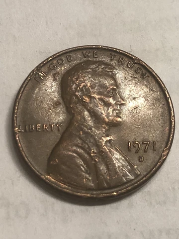 RARE 1971 “D” Lincoln Memorial Penny Error Cover