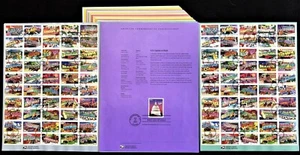 43 Sheet Complete 2002 USPS First Day Souvenir Cancellation Pages $137 Orig Cost - Picture 1 of 2