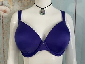 WARNER'S SECRET MAKE OVER UNDERWIRE TSHIRT BRA SZ 38D # 01581 PURPLE EUC - Picture 1 of 8