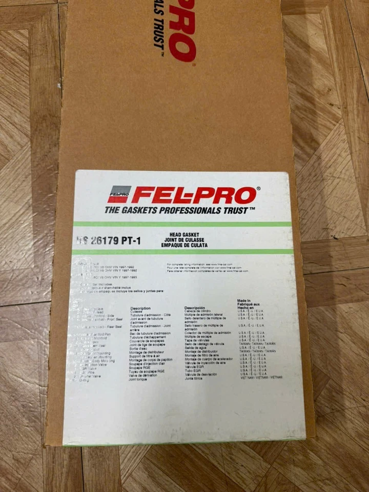 Juego de juntas de culata de motor FEL-PRO HS 26179 PT-1 para Dodge Ram 1500 Foto 1 de 1