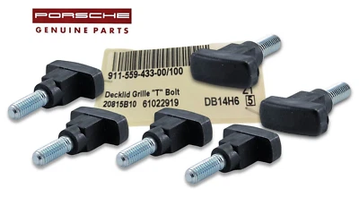 GENUINE Decklid Grille "T" Bolts for PORSCHE 911 (1974-1986) - Set of 6 - Image 1 of 4