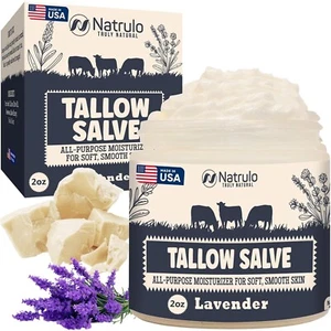 Beef Tallow for Face Tallow Face Moisturizer 60G Organic Whipped Grass Fed - Picture 1 of 11