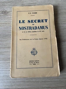 Piobb Le Secret de Nostradamus et des ses célèbres prophéties du XVIe 1945 - Foto 1 di 13