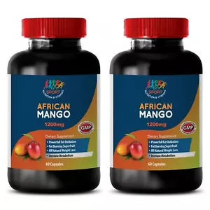 African Mango 1200 Acai Fruit Blend Cleansing Extract 2 Bottles - 120 Capsules - Picture 1 of 2