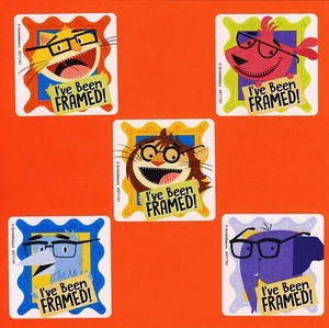 15 I've Been Framed - Pegatinas Grandes - Gafas, Animales, Visión - Imagen 1 de 1