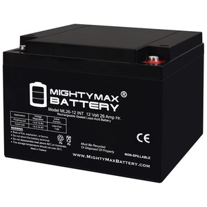 Mighty Max 12V 26AH INT Battery Compatible with Power-Sonic AGM PS-12250 - Picture 1 of 6