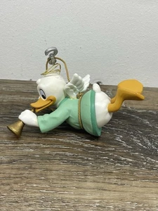 Vintage Disney Donald Duck Angel Flying Trumpet Christmas Ornament - Picture 1 of 5