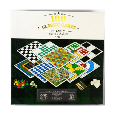 Games Hub Family Games 100 Classic Games Box VG+/Mint - Image 1 of 2