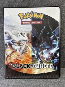2011 POKEMON TRADING CARD GAME BLACK & WHITE 10 PAGES ALBUM BINDER ONLY NO CARDS - Picture 1 of 24