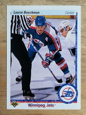 1990-91 Upper Deck #103 Laurie Boschman - Image 1 of 2
