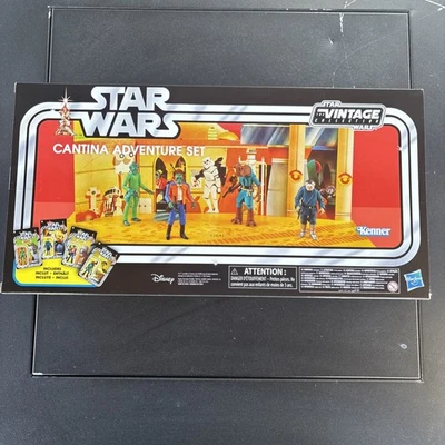 Star Wars The Vintage Collection Cantina Adventure Exclusivo Paquete de 4 Set Precintado Foto 1 de 4