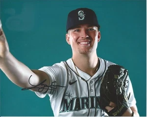 Logan Evans signed autographed Seattle Mariners Baseball 8x10 photo Pittsburgh - Picture 1 of 1