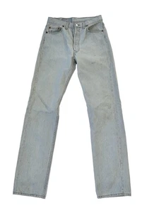 VINTAGE Levis 501xx Jeans Herren Etikett 30x34 blau getragen Button Fly 1991 90s USA - Bild 1 von 14