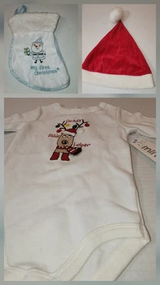Holiday Baby 圣诞帽,海贼王圣诞老人小帮手和第一件圣诞袜 — 第 1/4 张图片