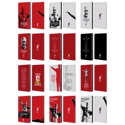 LIVERPOOL FC LFC BILL SHANKLY QUOTES PU LEATHER BOOK WALLET CASE FOR AMAZON FIRE - Image 1 of 4