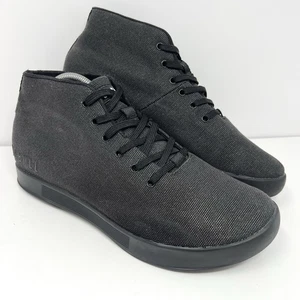 Nobull Herren High Top Sneaker Schuh Gr. 9 Schwarz Canvas Athletisch Gym Sneaker GUC - Bild 1 von 8